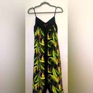 BCBG tropical silk dress
